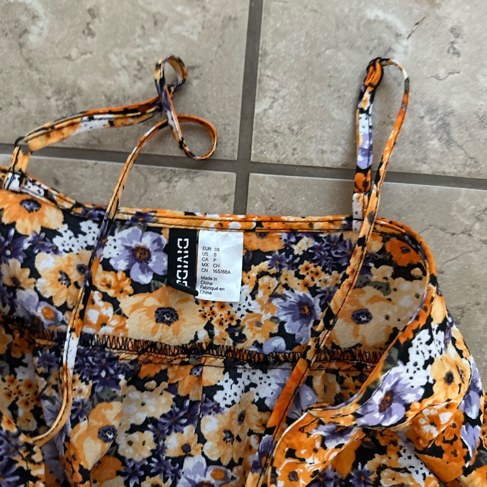 FLORAL MINI TANK DRESS - Picture 4 of 7